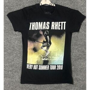 Thomas Rhett Very Hot Summer Tour 2019 Graphic T Shirt‎ Mens Size SM Black